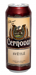 Пиво "Cernovar Svetle" Чехия св. паст 4,9% ж/б 0,5л.